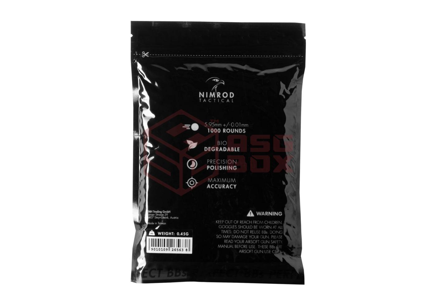 Kulki Nimrod 0.45g Bio BB Professional Performance 1000rds 12451700100 26563 asgbox.pl Kulki Nimrod 0.45g Bio BB Professional Performance 1000rds - obrazek 2