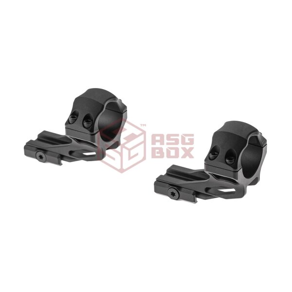 Leapers ACCU-SYNC 30mm High Profile 37mm Offset Picatinny Rings Black