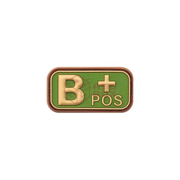 asgbox.pl - Bloodtype Rubber Patch B Pos JTG