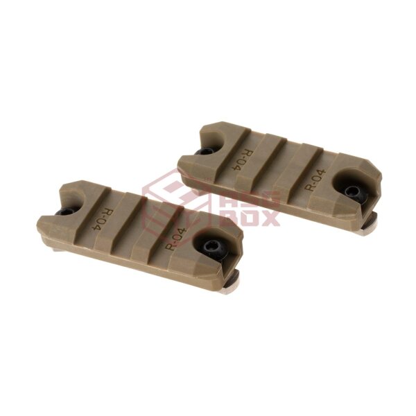 asgbox.pl - 2 Inch M-LOK Plastic Rail 2-Pack Amoeba