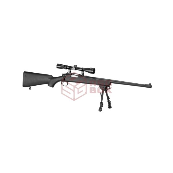 Snow Wolf VSR-10 Bolt-Action Sniper Rifle Set Black