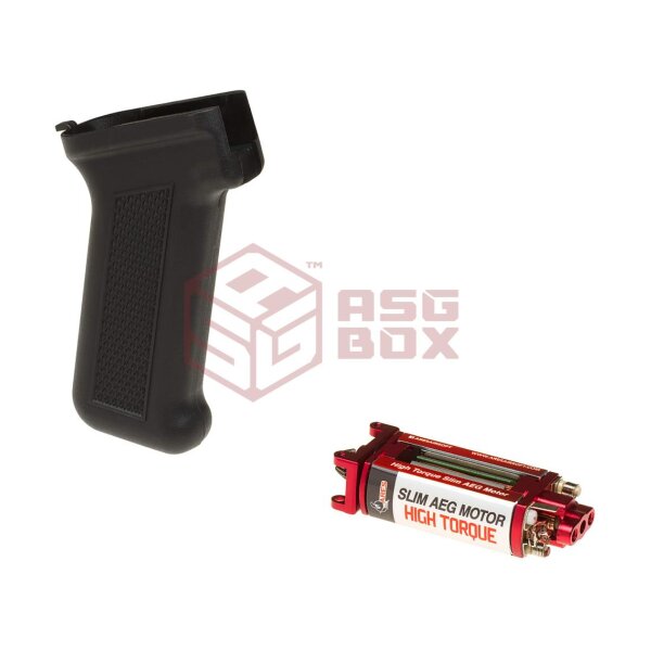 Ares High Torque Slim Motor + AK Slim Pistol Grip Black