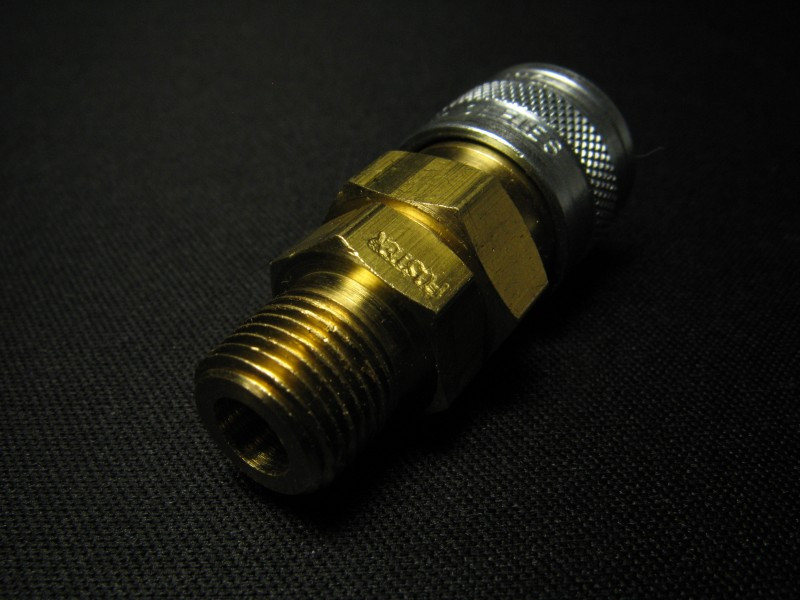 EPeS QD Plug HPA (Foster type female) - external thread 1/8NPT OD-A-E008-MPT asgbox.pl EPeS QD Plug HPA (Foster type female) - external thread 1/8NPT - obrazek 2