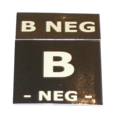 Proud Blood Type Patch B Neg