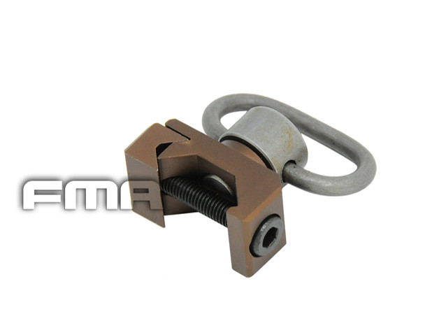 FMA 360° DD QD Sling Swivel RIS Mount - Bronze OD-A-TB489 asgbox.pl FMA 360° DD QD Sling Swivel RIS Mount - Bronze - obrazek 2
