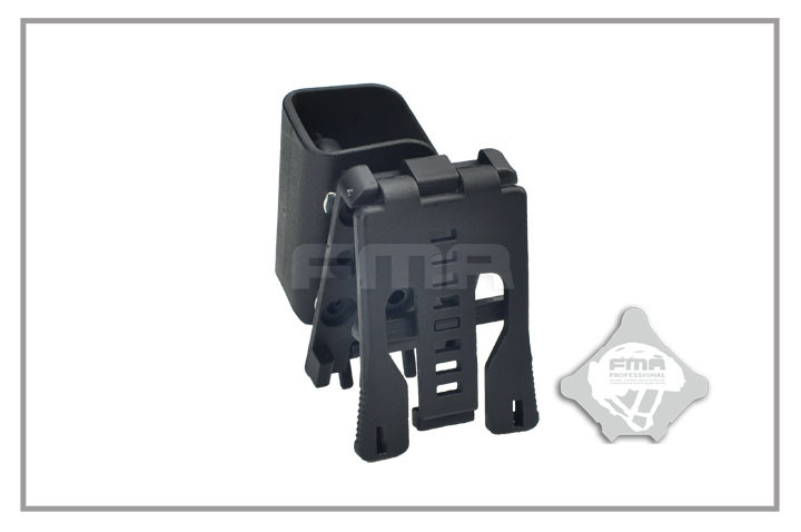 FMA MULTI-ANGLE SPEED Universal Belt Pistol Pouch - Black OD-A-TB971-BK asgbox.pl FMA MULTI-ANGLE SPEED Universal Belt Pistol Pouch - Black - obrazek 3