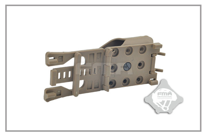 FMA MULTI-ANGLE SPEED Universal Belt Pistol Pouch - Tan OD-A-TB971-DE asgbox.pl FMA MULTI-ANGLE SPEED Universal Belt Pistol Pouch - Tan - obrazek 3