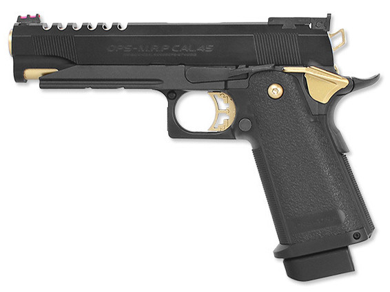 TM GBB gas pistol Hi-Capa 5.1 Gold Match - Black/Gold OD-A-PM00061 asgbox.pl TM GBB gas pistol Hi-Capa 5.1 Gold Match - Black/Gold