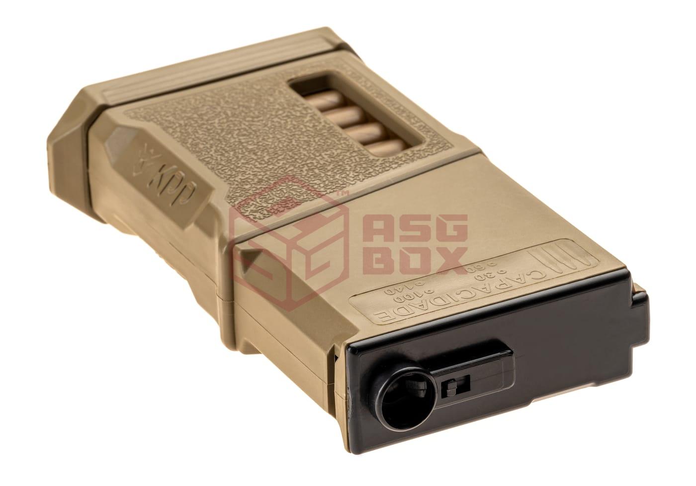 KPP DMR Magazynek o zmiennej pojemności 30/60/100/140rds Tan 12115432800 43425 13-005-100 asgbox.pl KPP DMR Magazynek o zmiennej pojemności 30/60/100/140rds Tan - obrazek 4