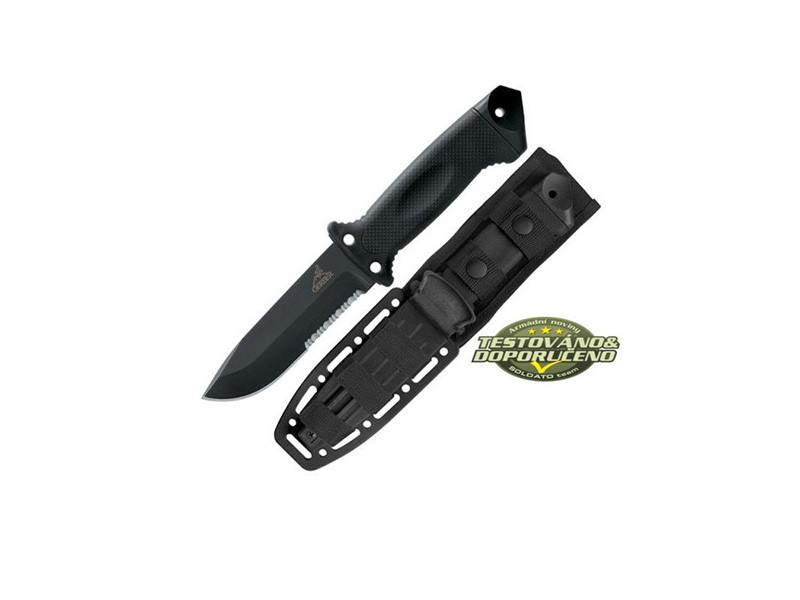 LMF II Infantry - Black Fixed Blade Knife OD-A-22-01629 asgbox.pl LMF II Infantry - Black Fixed Blade Knife