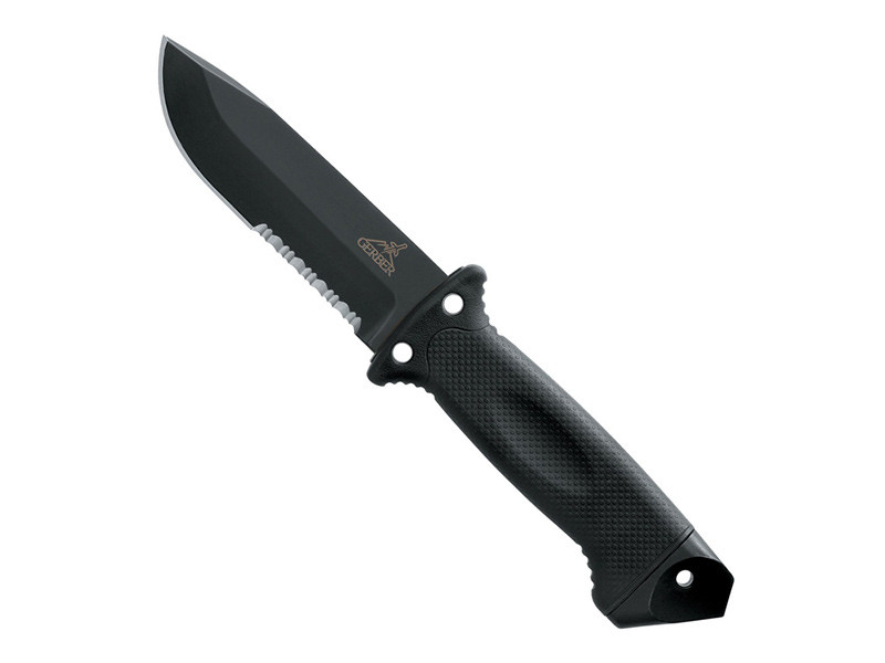LMF II Infantry - Black Fixed Blade Knife OD-A-22-01629 asgbox.pl LMF II Infantry - Black Fixed Blade Knife - obrazek 3