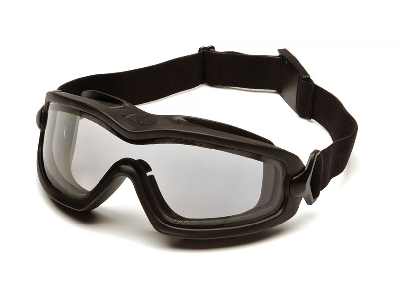 PYRAMEX Safety Glasses V2G Plus Anti-Fog EGB6410SDT - Black / Clear OD-A-PYRAM11 asgbox.pl PYRAMEX Safety Glasses V2G Plus Anti-Fog EGB6410SDT - Black / Clear