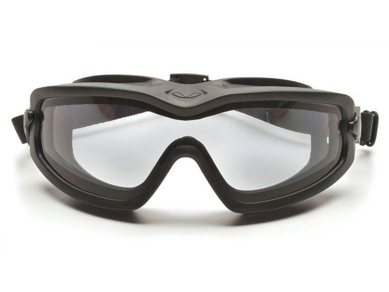 PYRAMEX Safety Glasses V2G Plus Anti-Fog EGB6410SDT - Black / Clear OD-A-PYRAM11 asgbox.pl PYRAMEX Safety Glasses V2G Plus Anti-Fog EGB6410SDT - Black / Clear - obrazek 2