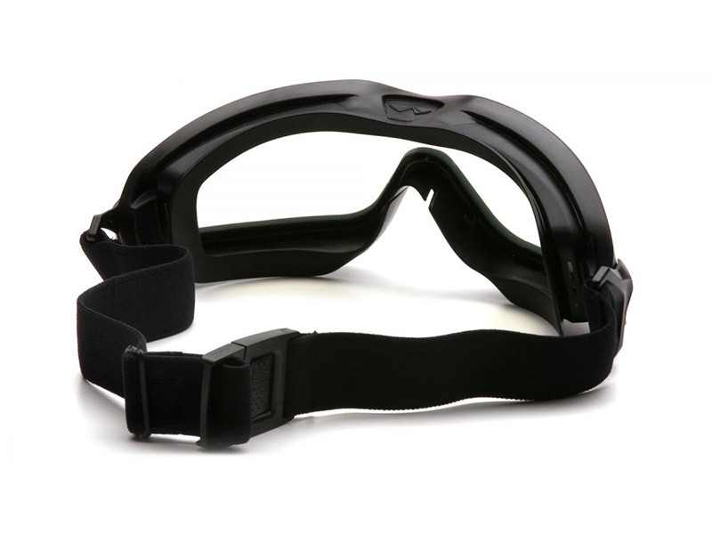 PYRAMEX Safety Glasses V2G Plus Anti-Fog EGB6410SDT - Black / Clear OD-A-PYRAM11 asgbox.pl PYRAMEX Safety Glasses V2G Plus Anti-Fog EGB6410SDT - Black / Clear - obrazek 4