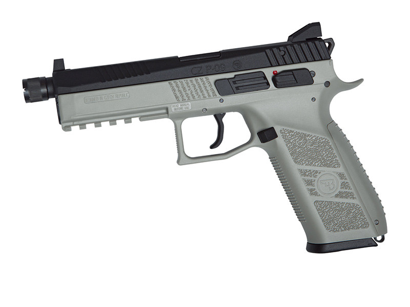 ASG CZ P-09 OR GBB High-Power CO2 Pistol - Grey OD-A-ASG163 asgbox.pl ASG CZ P-09 OR GBB High-Power CO2 Pistol - Grey