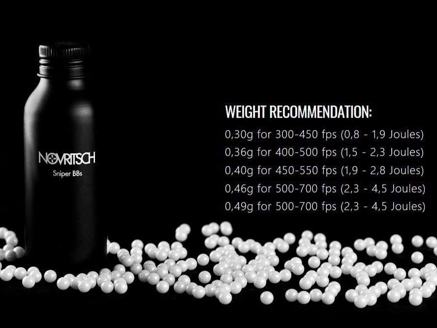 Novritsch SNIPER BBs Premium BIO Pellets 0.36g, 530 BBs - White OD-A-NOVRITSCH02 asgbox.pl Novritsch SNIPER BBs Premium BIO Pellets 0.36g, 530 BBs - White - obrazek 4