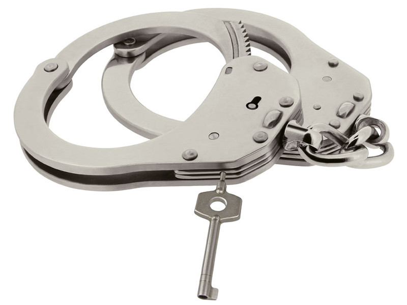 ESP Steel Police Handcuffs (NIJ Standard) - Silver OD-A-ESP040 asgbox.pl ESP Steel Police Handcuffs (NIJ Standard) - Silver - obrazek 2