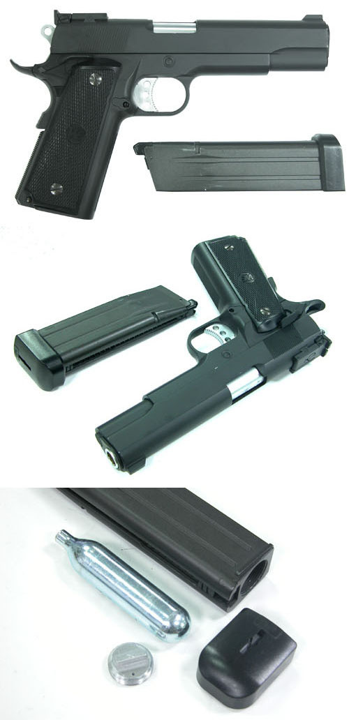 WE GBB CO2 Pistol P14 Para - Black OD-A-WE00055 asgbox.pl WE GBB CO2 Pistol P14 Para - Black - obrazek 2