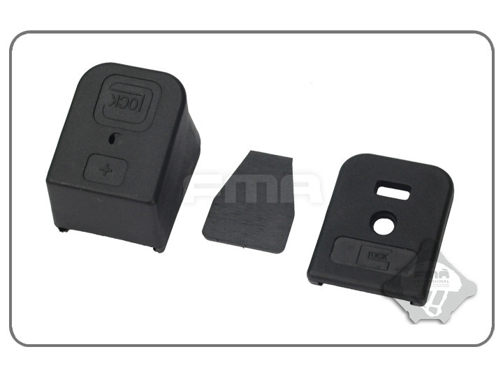 FMA G-Series Magazine Flat and Enlarged Bottom Cover Set - Black OD-A-TB1028-BK asgbox.pl FMA G-Series Magazine Flat and Enlarged Bottom Cover Set - Black