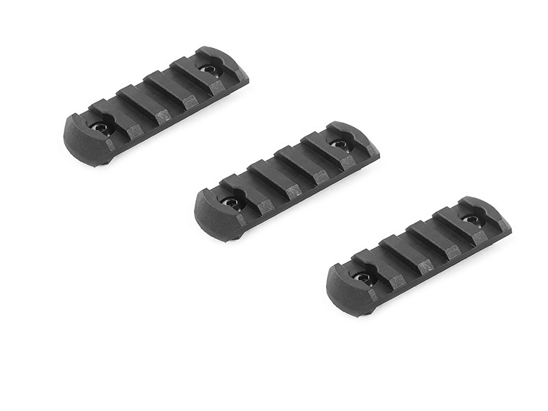 ASG Nylon RIS Rail for M-LOK, 5 Slots / 60 mm (3 Pieces) - Black OD-A-ASG184 asgbox.pl ASG Nylon RIS Rail for M-LOK, 5 Slots / 60 mm (3 Pieces) - Black