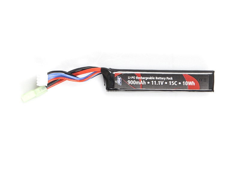 ASG Li-Pol Battery 11.1V 900mAh, Tamiya, 15C - Stick (Buffer) OD-A-ASG190 asgbox.pl ASG Li-Pol Battery 11.1V 900mAh, Tamiya, 15C - Stick (Buffer)