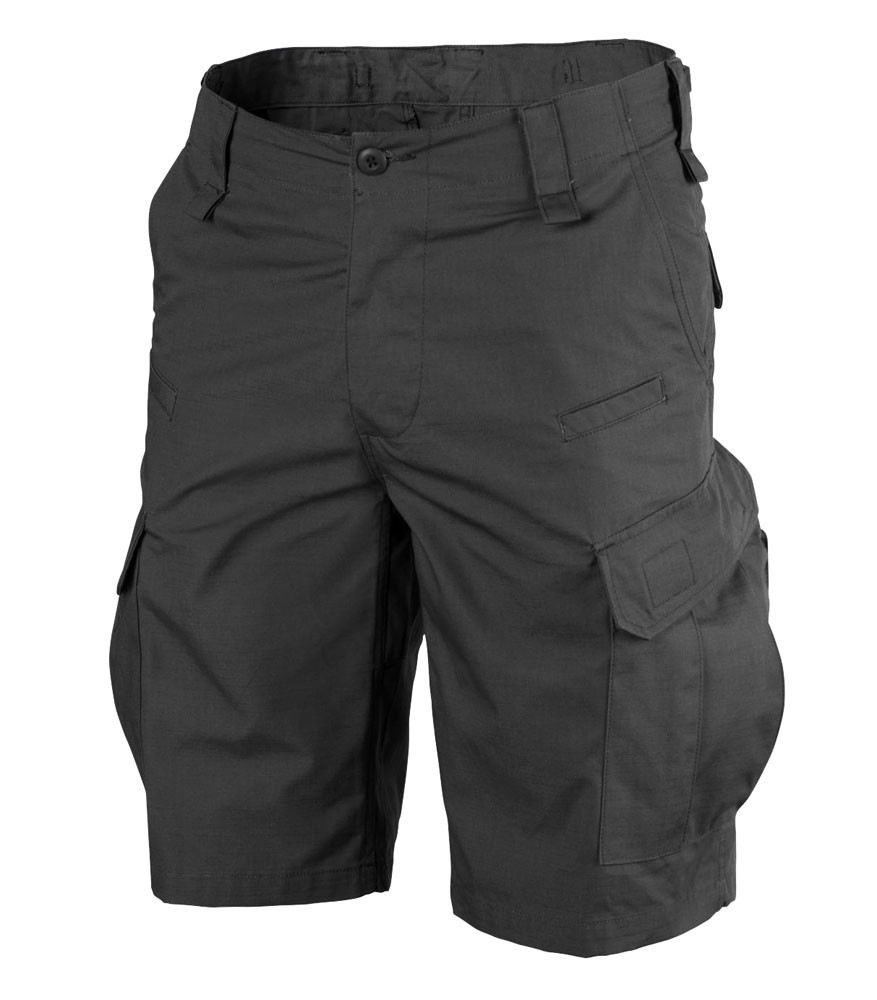 HELIKON CPU(R) Shorts PolyCotton Ripstop - Black OD-A-SP-CPK-PR-01-B02 asgbox.pl HELIKON CPU(R) Shorts PolyCotton Ripstop - Black