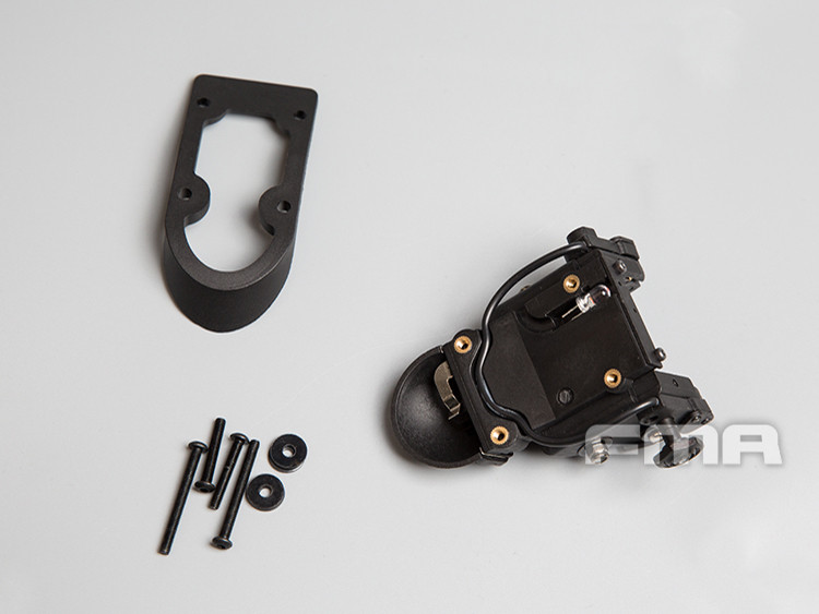 FMA AVS-9 Aviator's NVS Mount, Plastic - Black OD-A-TB1271 asgbox.pl FMA AVS-9 Aviator's NVS Mount, Plastic - Black - obrazek 2