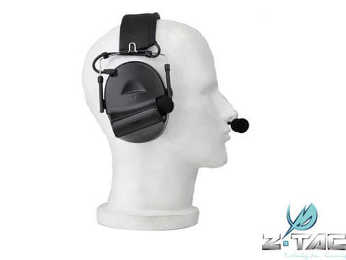 Z Tactical COM 2 Headset ( Mil. Standard Plug ) - Black OD-A-ZT00071 asgbox.pl Z Tactical COM 2 Headset ( Mil. Standard Plug ) - Black - obrazek 2