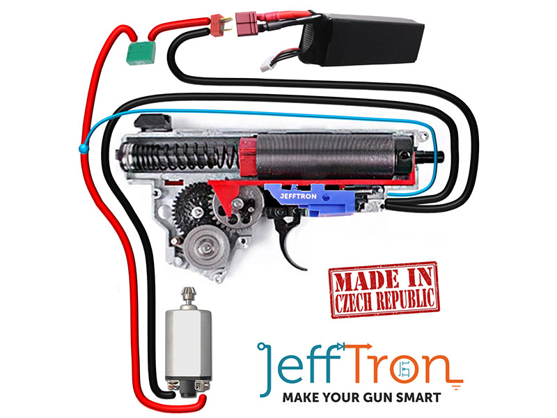 JeffTron MOSFET V3 with Wiring above the Gearbox OD-A-JT-MOS-W6 asgbox.pl JeffTron MOSFET V3 with Wiring above the Gearbox - obrazek 5