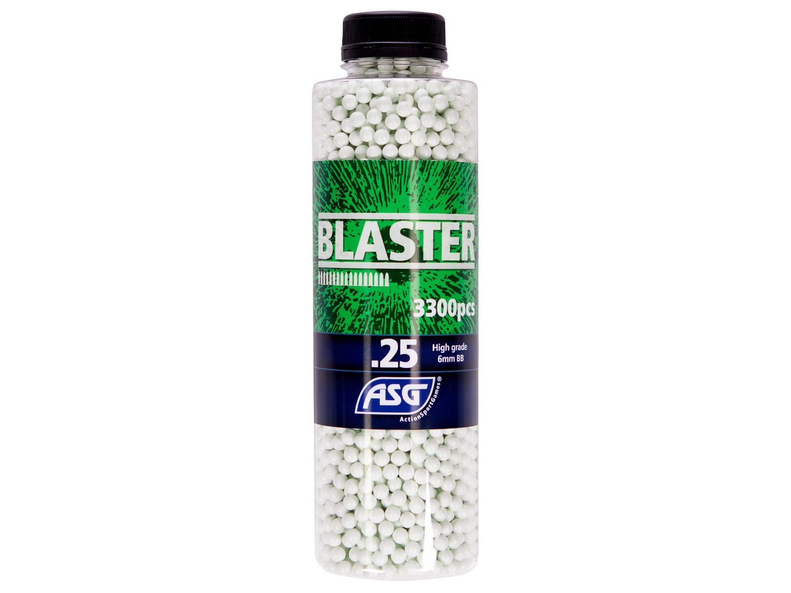 ASG Blaster BBs 0,25g, 3300 BBs - White OD-A-ASG212 asgbox.pl ASG Blaster BBs 0,25g, 3300 BBs - White