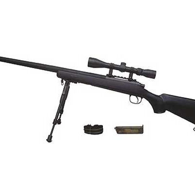 MB03D Sniper  plus  scope and bipod, black
