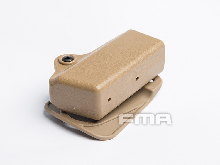 FMA Plastic Pouch for Pistol Magazine 9mm Luger - Tan OD-A-TB1312-DE asgbox.pl FMA Plastic Pouch for Pistol Magazine 9mm Luger - Tan - obrazek 3