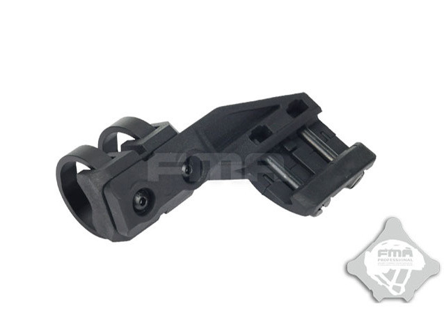 FMA Right Side RIS Mount for Flashlight with a diameter of 20-25 mm - Black OD-A-TB1009-BK2 asgbox.pl FMA Right Side RIS Mount for Flashlight with a diameter of 20-25 mm - Black - obrazek 2