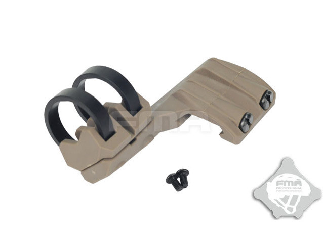 FMA Left Side RIS Mount for Flashlight with a diameter of 20-25 mm - Tan OD-A-TB1009-DE1 asgbox.pl FMA Left Side RIS Mount for Flashlight with a diameter of 20-25 mm - Tan