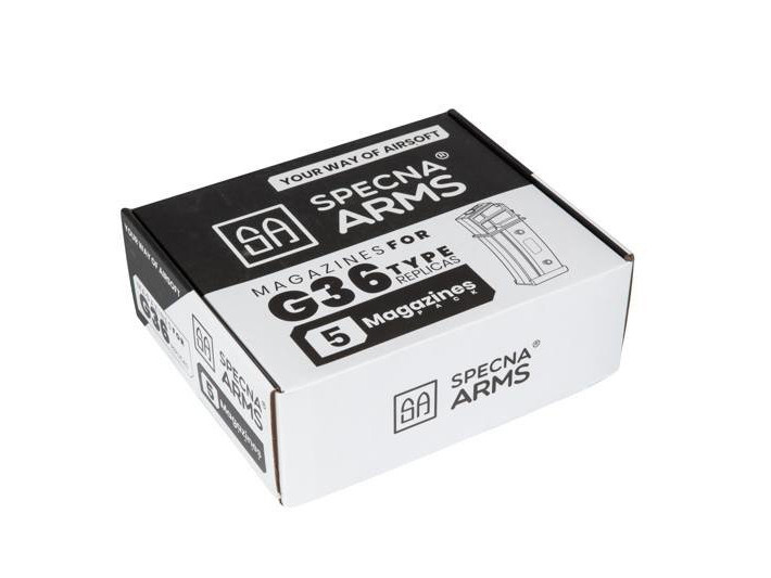 SA Magazine G36 for 140 BBs, Mid-Cap - Black OD-A-SPARMS035 asgbox.pl SA Magazine G36 for 140 BBs, Mid-Cap - Black - obrazek 3