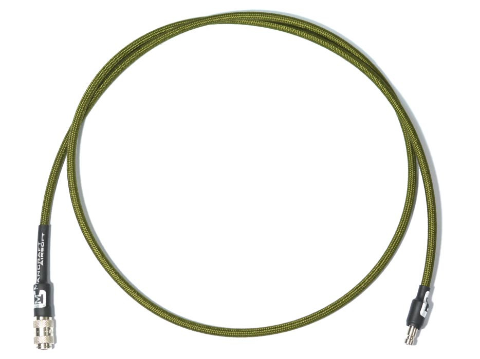MANCRAFT HPA Hose MICRO DUAL QD 4 mm with Braid (106 cm) - Green OD-A-MANC040-OLIVE asgbox.pl MANCRAFT HPA Hose MICRO DUAL QD 4 mm with Braid (106 cm) - Green