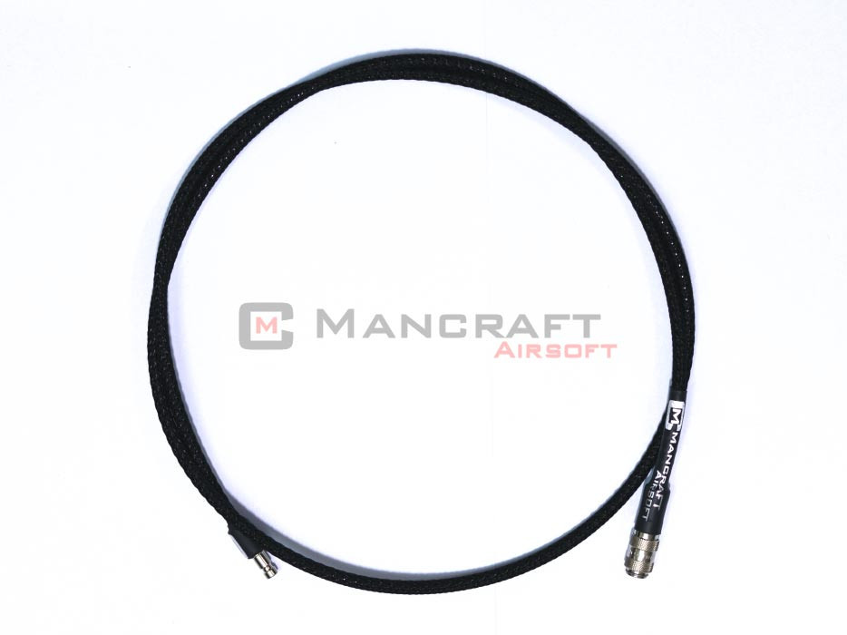 MANCRAFT HPA Hose MICRO DUAL QD 4 mm with Braid (106 cm) - Black OD-A-MANC040-BK asgbox.pl MANCRAFT HPA Hose MICRO DUAL QD 4 mm with Braid (106 cm) - Black
