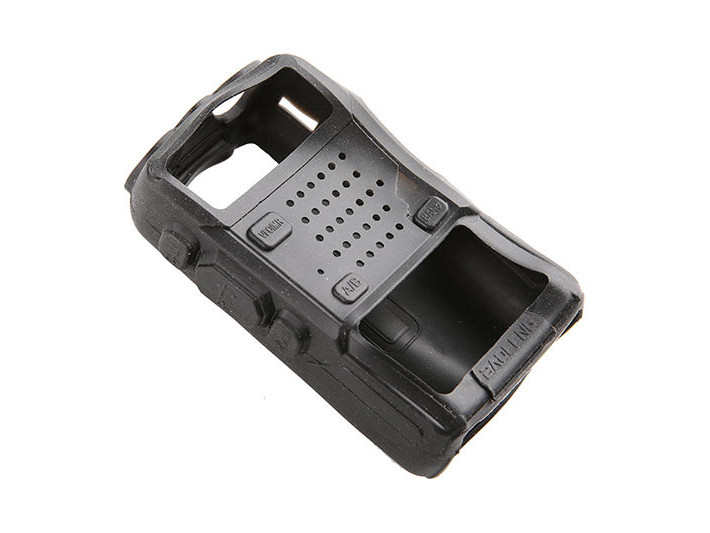 Baofeng UV-5R Radio Rubber Case - Black OD-A-BAOF017-BK asgbox.pl Baofeng UV-5R Radio Rubber Case - Black - obrazek 2
