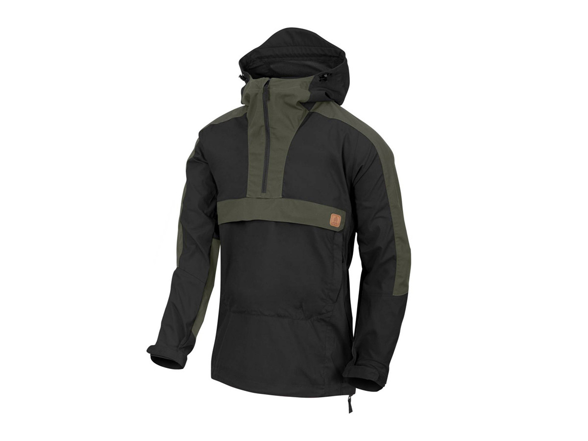 HELIKON WOODSMAN Anorak Jacket(R) - Black/Taiga Green OD-A-KU-WDN-DC-0109A-B02 asgbox.pl HELIKON WOODSMAN Anorak Jacket(R) - Black/Taiga Green