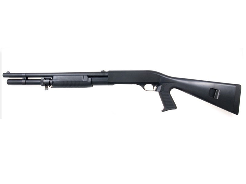 ASG Shotgun Franchi SAS 12 with Fixed Stock, 3-burst - Black OD-A-ASG008 asgbox.pl ASG Shotgun Franchi SAS 12 with Fixed Stock, 3-burst - Black