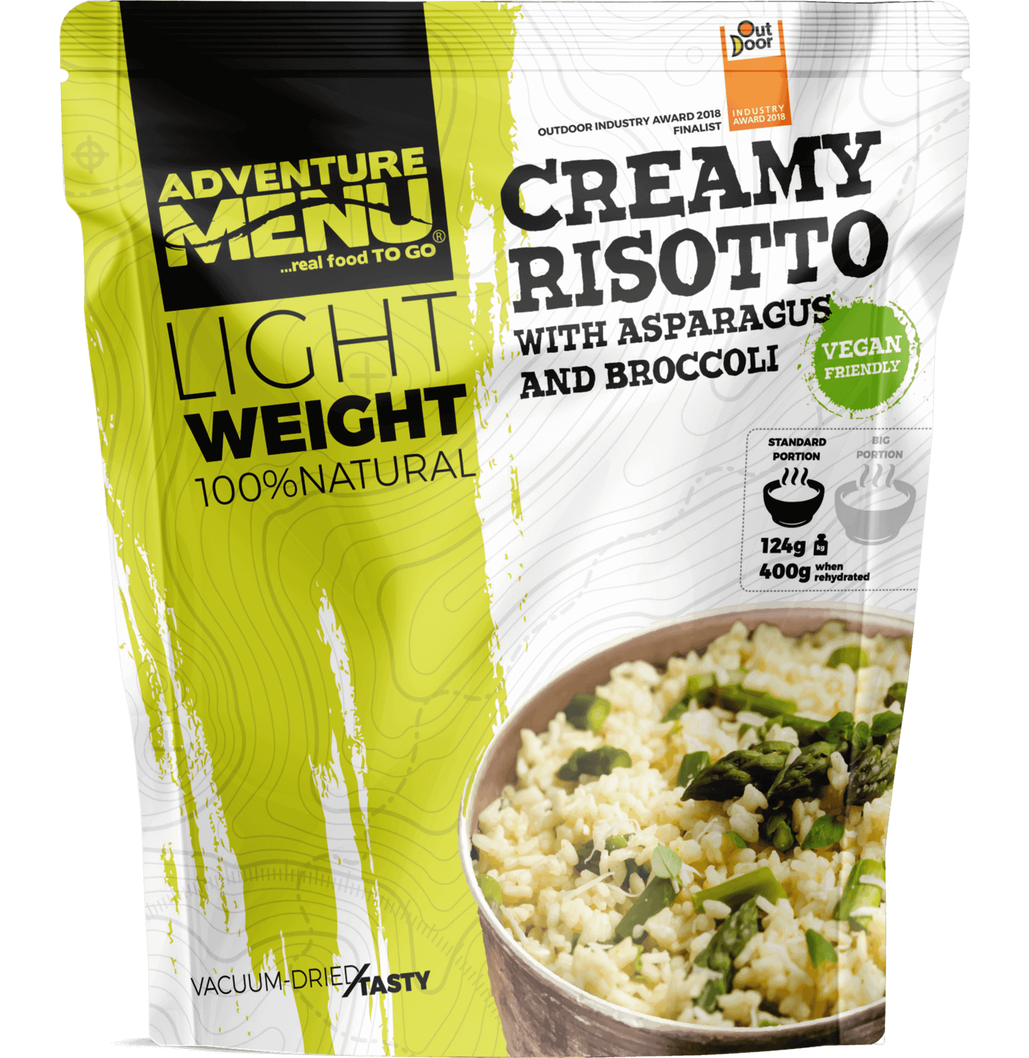 Lightweight Creamy risotto with asparagus and broccoli (VEGAN) 400g OD-A-AM0042 asgbox.pl Lightweight Creamy risotto with asparagus and broccoli (VEGAN) 400g