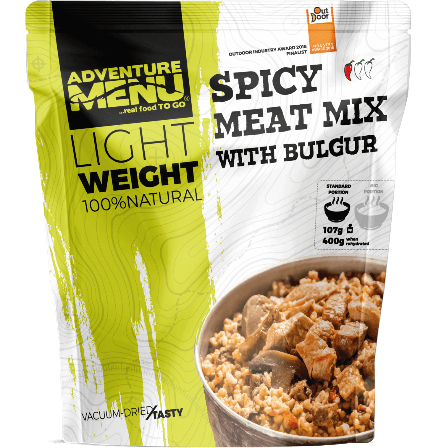 Lightweight Spicy meat mix with bulgur 400g OD-A-AM0047 asgbox.pl Lightweight Spicy meat mix with bulgur 400g