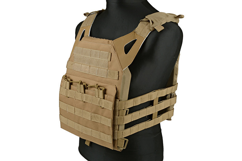 JPC plate carrier 600D vest (TAN) OD-A-GFC031-TAN asgbox.pl JPC plate carrier 600D vest (TAN)
