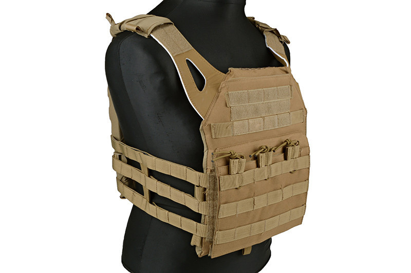 JPC plate carrier 600D vest (TAN) OD-A-GFC031-TAN asgbox.pl JPC plate carrier 600D vest (TAN) - obrazek 2