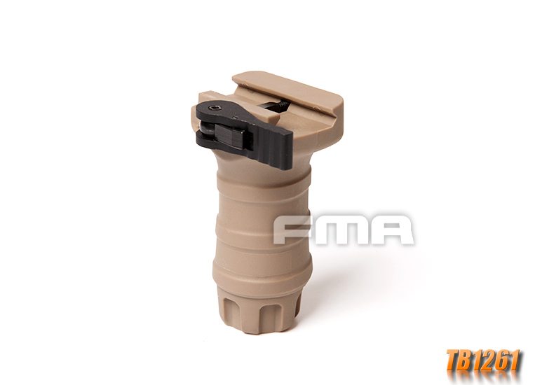 FMA Short Vertical STUBBY Grip with QD RIS Rail Mount - Tan OD-A-TB1261-DE asgbox.pl FMA Short Vertical STUBBY Grip with QD RIS Rail Mount - Tan