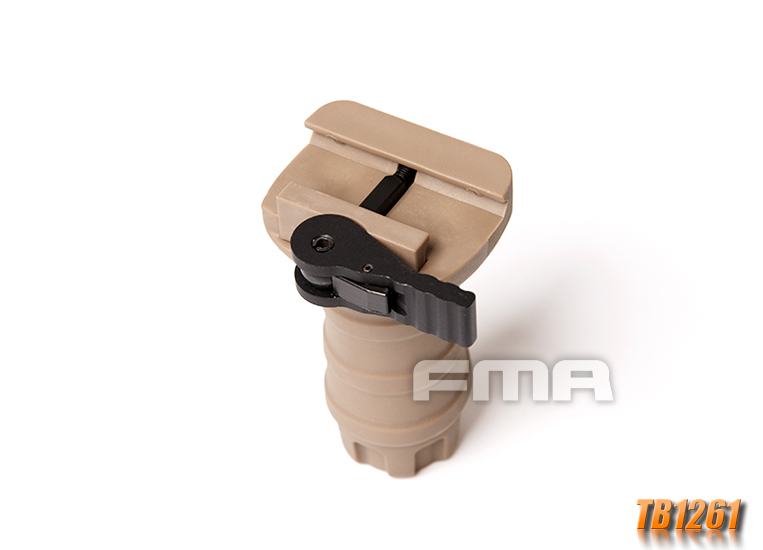 FMA Short Vertical STUBBY Grip with QD RIS Rail Mount - Tan OD-A-TB1261-DE asgbox.pl FMA Short Vertical STUBBY Grip with QD RIS Rail Mount - Tan - obrazek 4