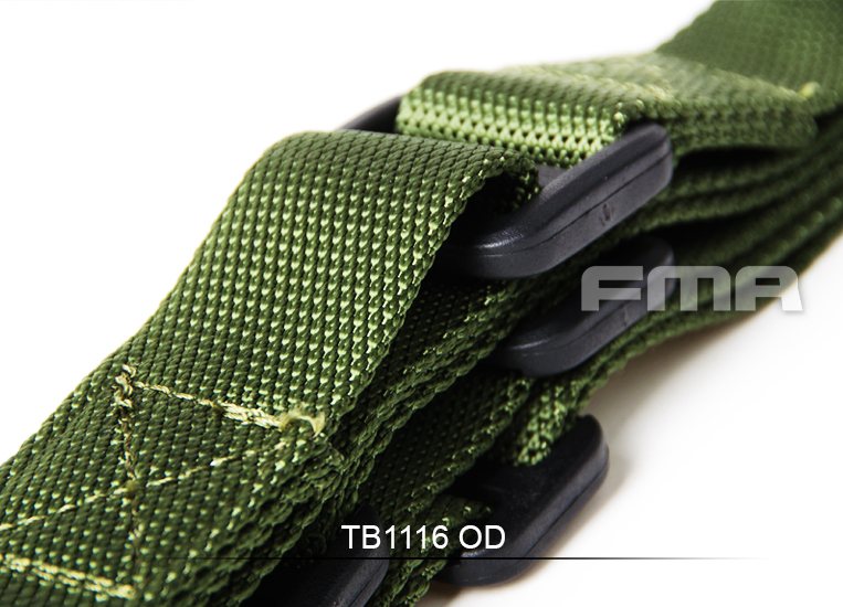 FMA FS1 Two-Point Fast Tightening Sling - Green OD-A-TB1116-OD asgbox.pl FMA FS1 Two-Point Fast Tightening Sling - Green - obrazek 3