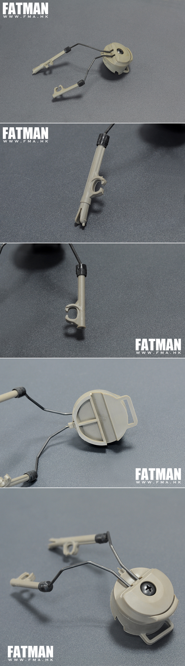 FMA ARC Helmet Mount for Peltor Comtac Headset - FG OD-A-TB346 asgbox.pl FMA ARC Helmet Mount for Peltor Comtac Headset - FG - obrazek 2