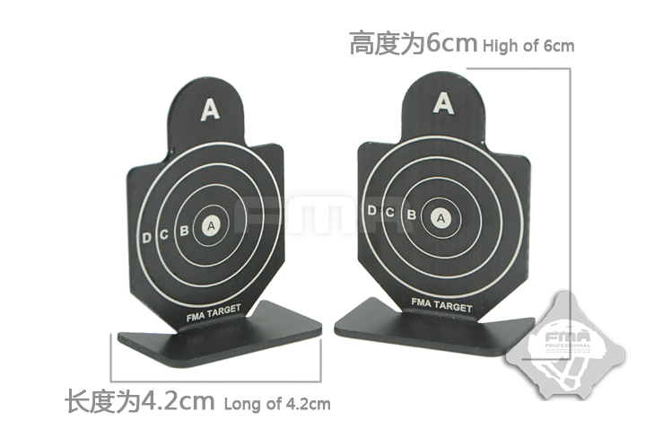 FMA Set of Aluminum Targets Type A, 6 pcs - Black OD-A-TB1002 asgbox.pl FMA Set of Aluminum Targets Type A, 6 pcs - Black - obrazek 4
