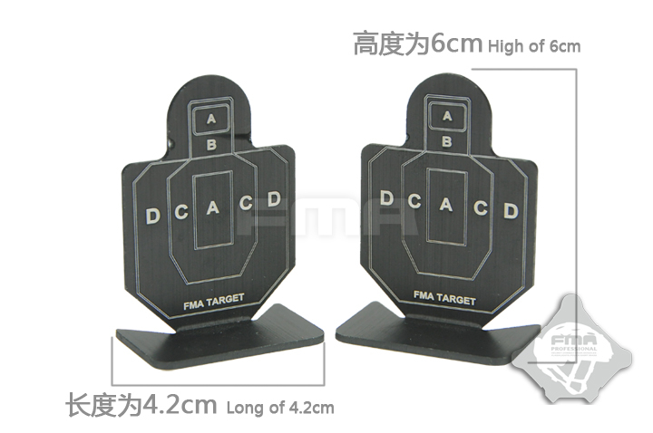 FMA Set of Aluminum Targets Type B, 6 pcs - Black OD-A-TB1003 asgbox.pl FMA Set of Aluminum Targets Type B, 6 pcs - Black - obrazek 4